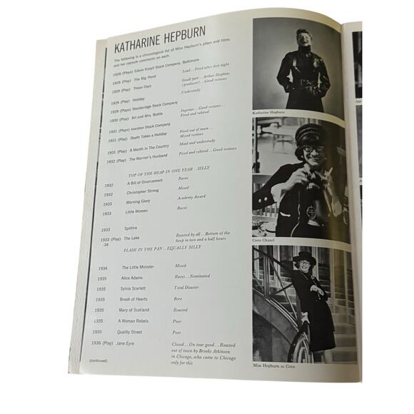 Katharine Hepburn & George Rose "Coco" VTG Souvenir Program Broadway Musical - Picture 5 of 7